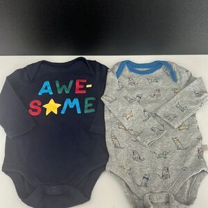 2 Gap Baby Onesies